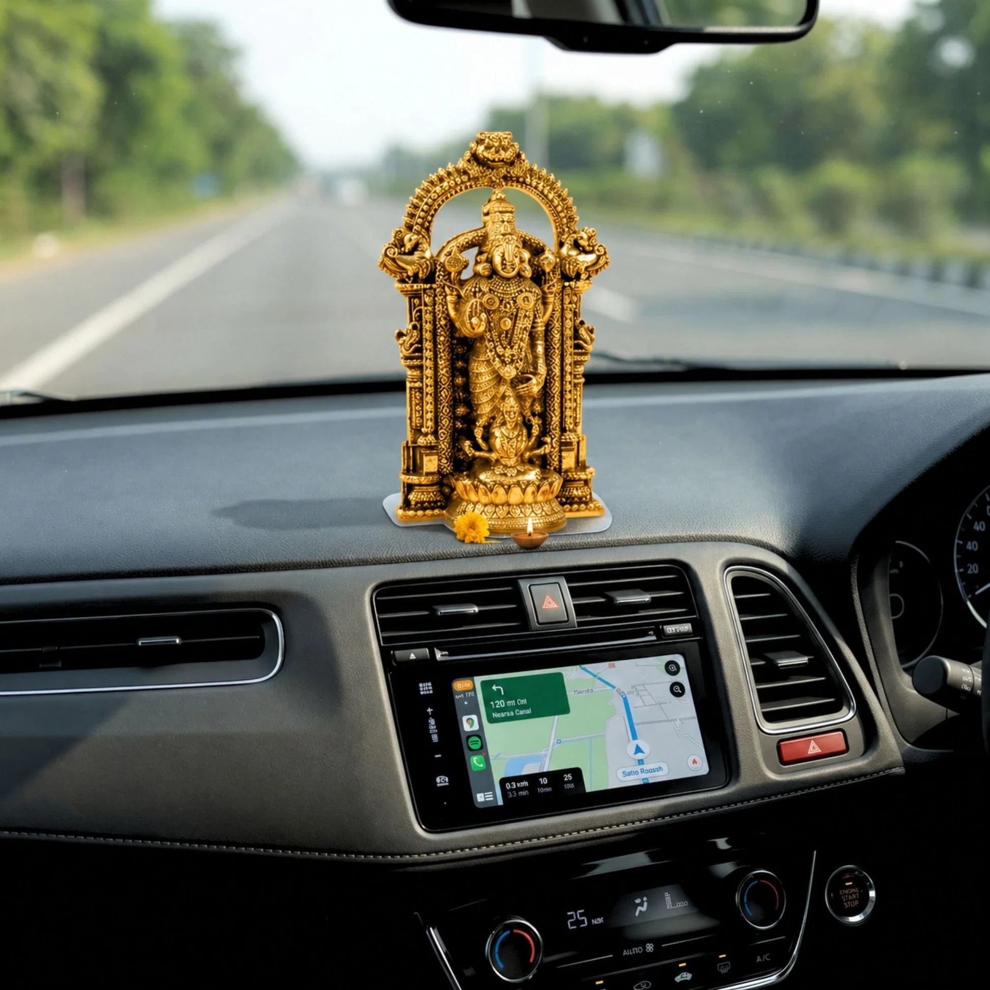 Gold Plated Venkateswara & Mahalakshmi Idol | Symbol of Wealth, Fortune & Prosperity