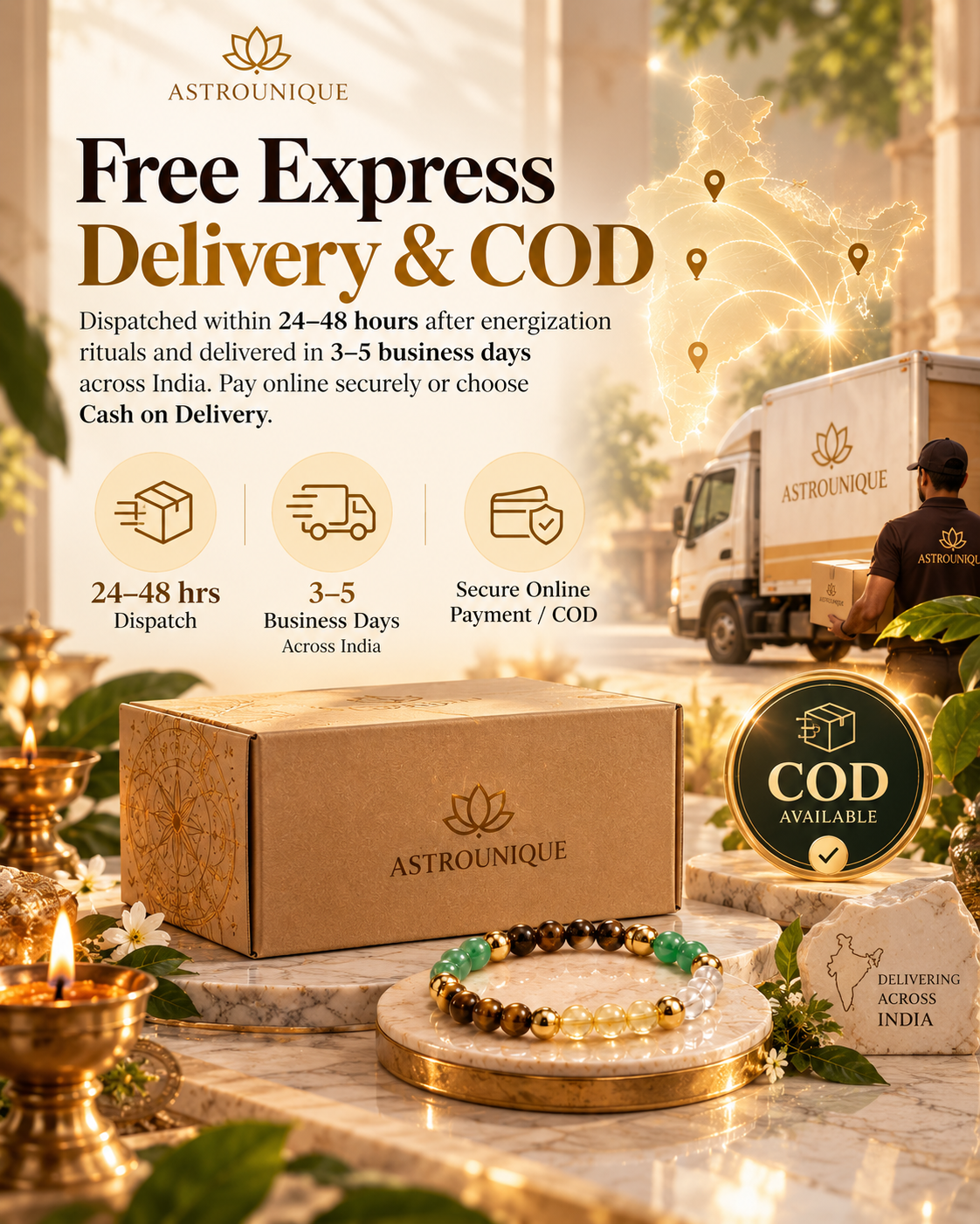Free Express Delivery & COD