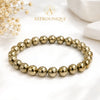 Golden Pyrite Stone Bracelet