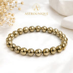 Golden Pyrite Stone Bracelet