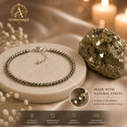 Raw Pyrite Anklet