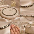 Raw Pyrite Anklet