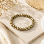 Golden Pyrite Stone Bracelet