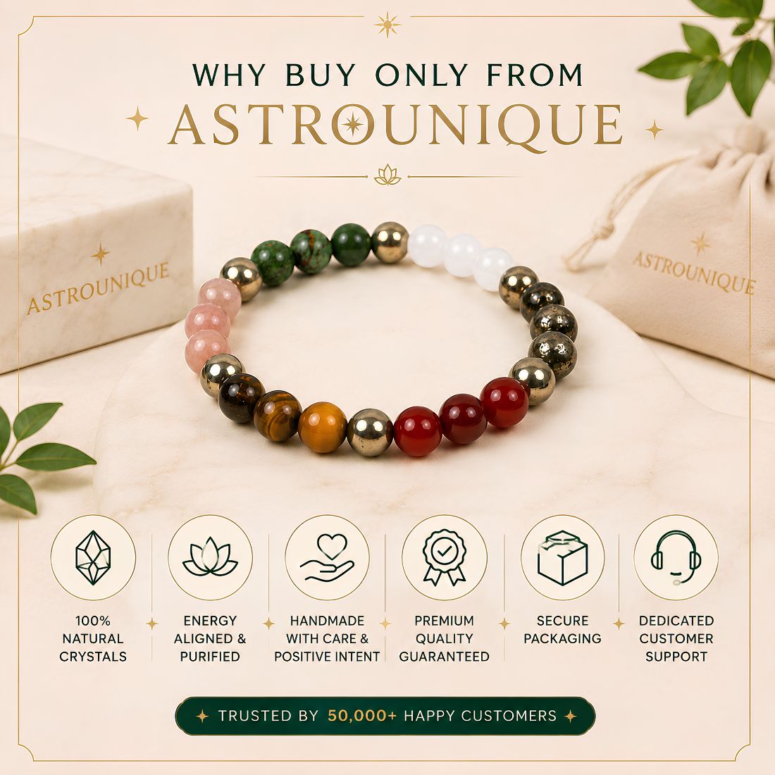 Dhan Vridhi Natural Stone Bracelet