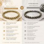Golden Pyrite Stone Bracelet