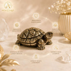 Natural Pyrite Crafted Tortoise