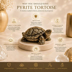 Natural Pyrite Crafted Tortoise
