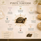 Natural Pyrite Crafted Tortoise